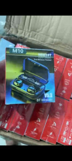 M10 Earbuds TWS Bluetooth 5.3 | Original M10 | LED Display | Wireless Earphones with Microphone