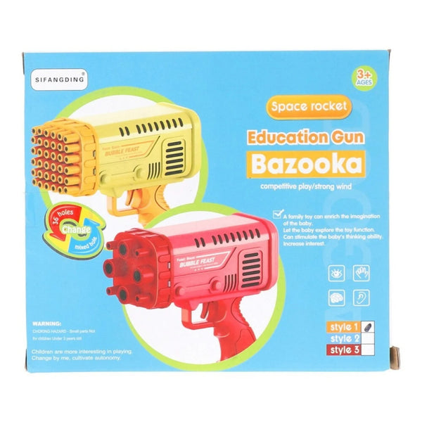 Feast Boom Bubble Feast Bubble Gun for Kids Comes with a bubble solution bottle (Random Color)