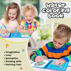 Magic Water Book Painting Drawing Coloring Board Book Magic Water Pen ( Random Book )
